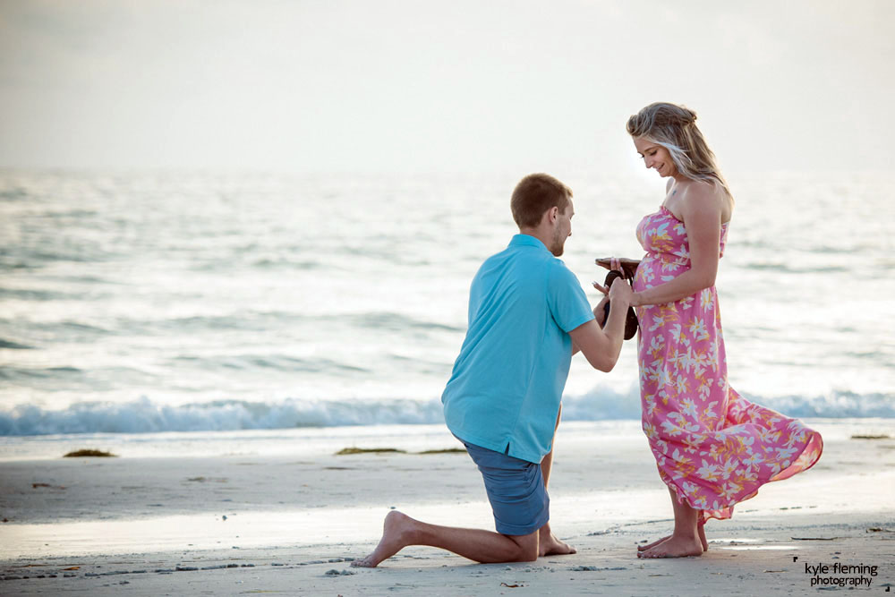 Beach Proposal and engagement photography