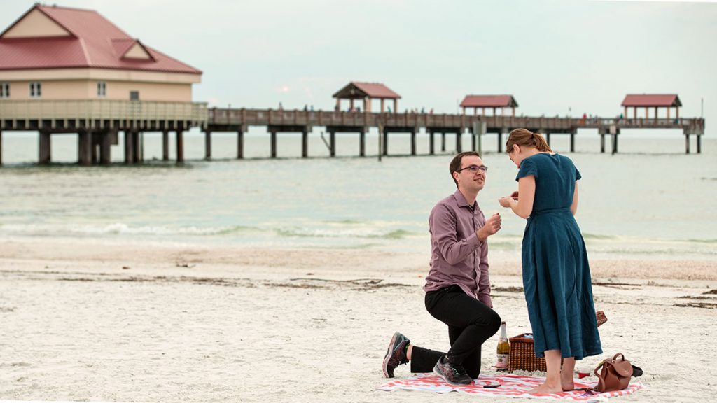 Proposal Photos Clearwater Beach, FL