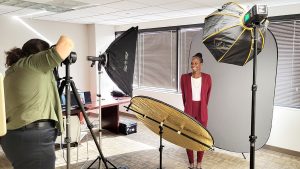 Headshots taken in office
