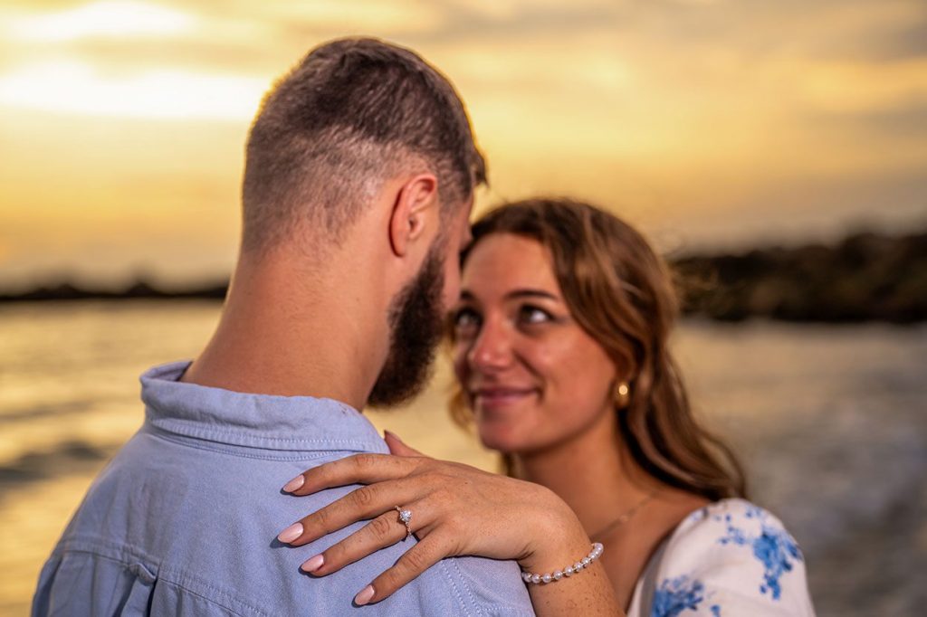 Marriage Proposal Engagement Sand Key Clearwater Beach