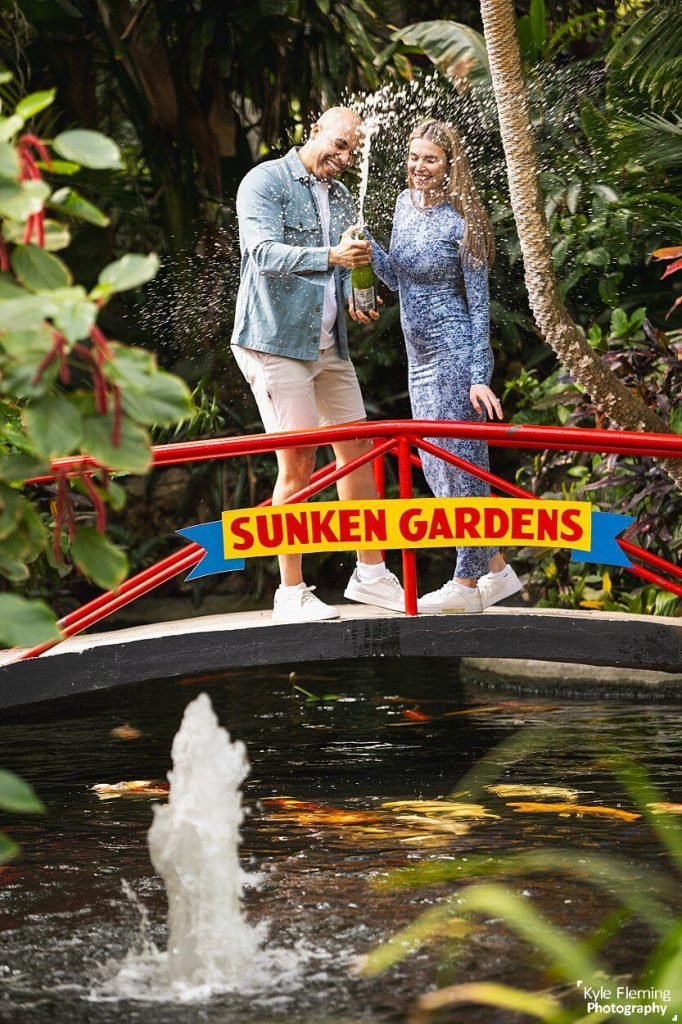 Sunken Gardens Proposal and engagement photography
