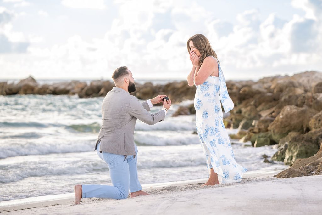 Clearwater Beach Marriage Proposal